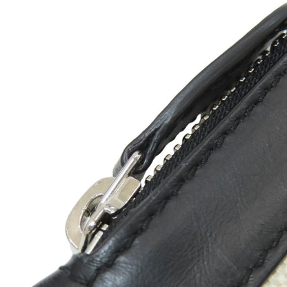 Balenciaga Navy Cabas Handbag Canvas — view 9