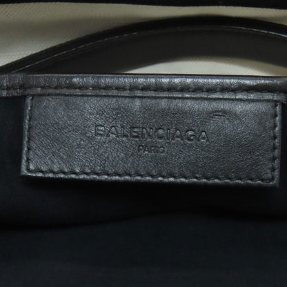 Balenciaga Navy Cabas Handbag Canvas — view 6