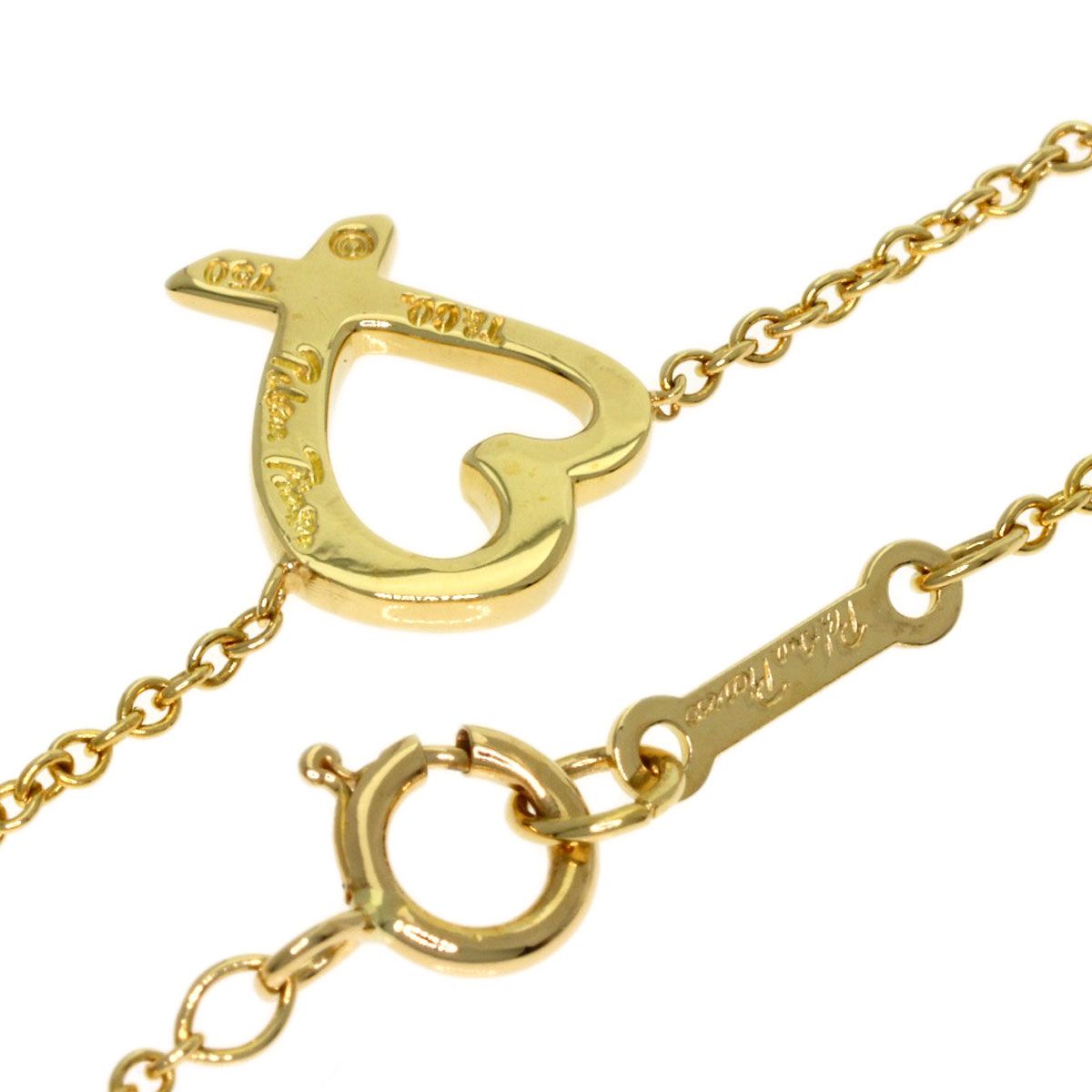 Tiffany & Co Mini Loving Heart Necklace 18k Yellow Gold — view 2