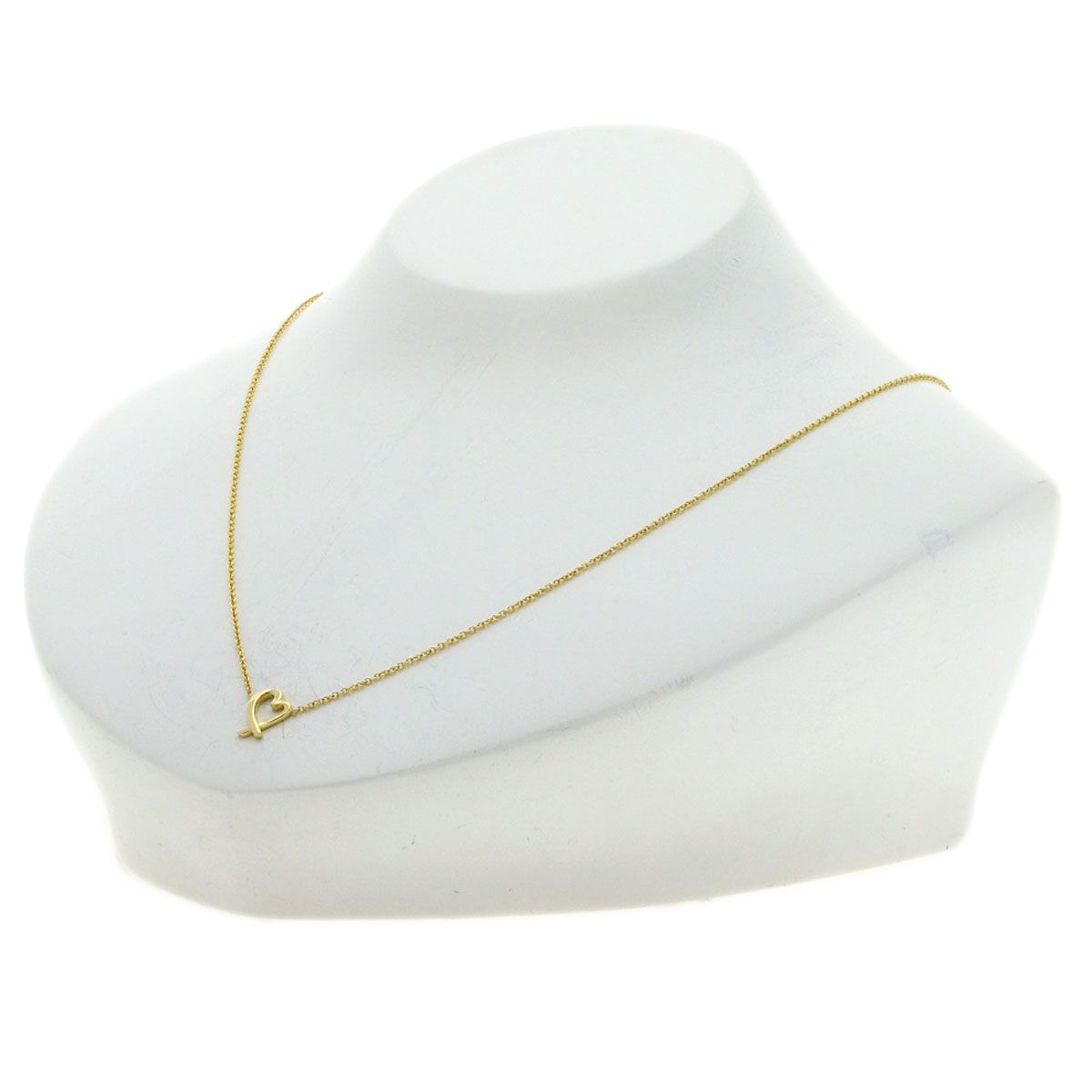 Tiffany & Co Mini Loving Heart Necklace 18k Yellow Gold — view 4