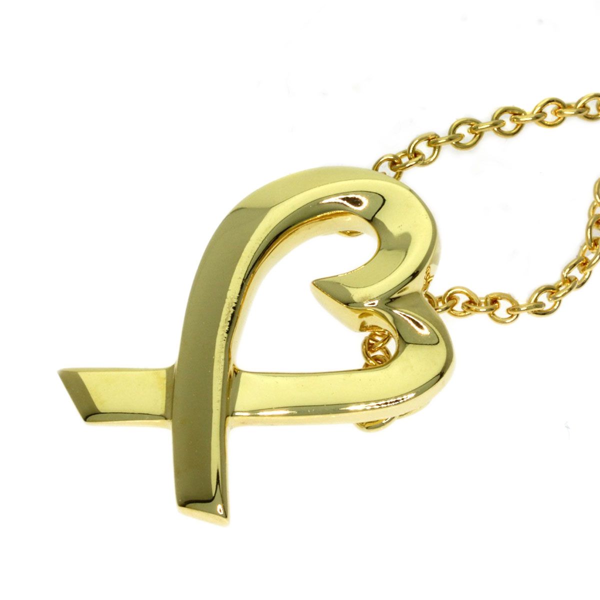 Tiffany & Co Loving Heart Necklace 18k Yellow Gold — view 6