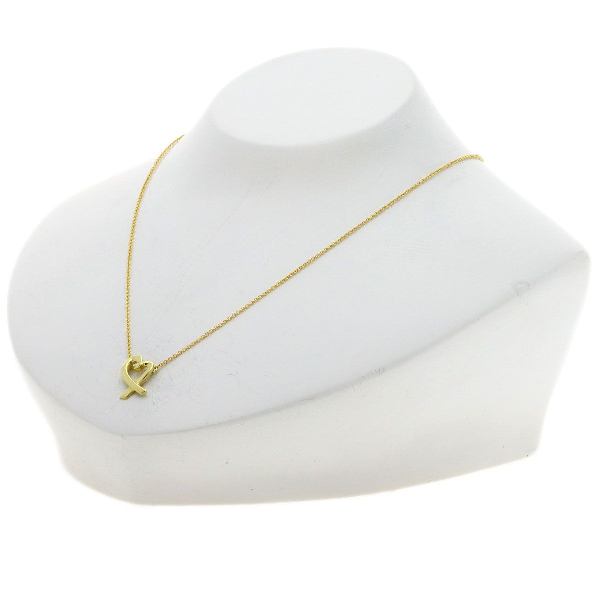Tiffany & Co Loving Heart Necklace 18k Yellow Gold — view 4