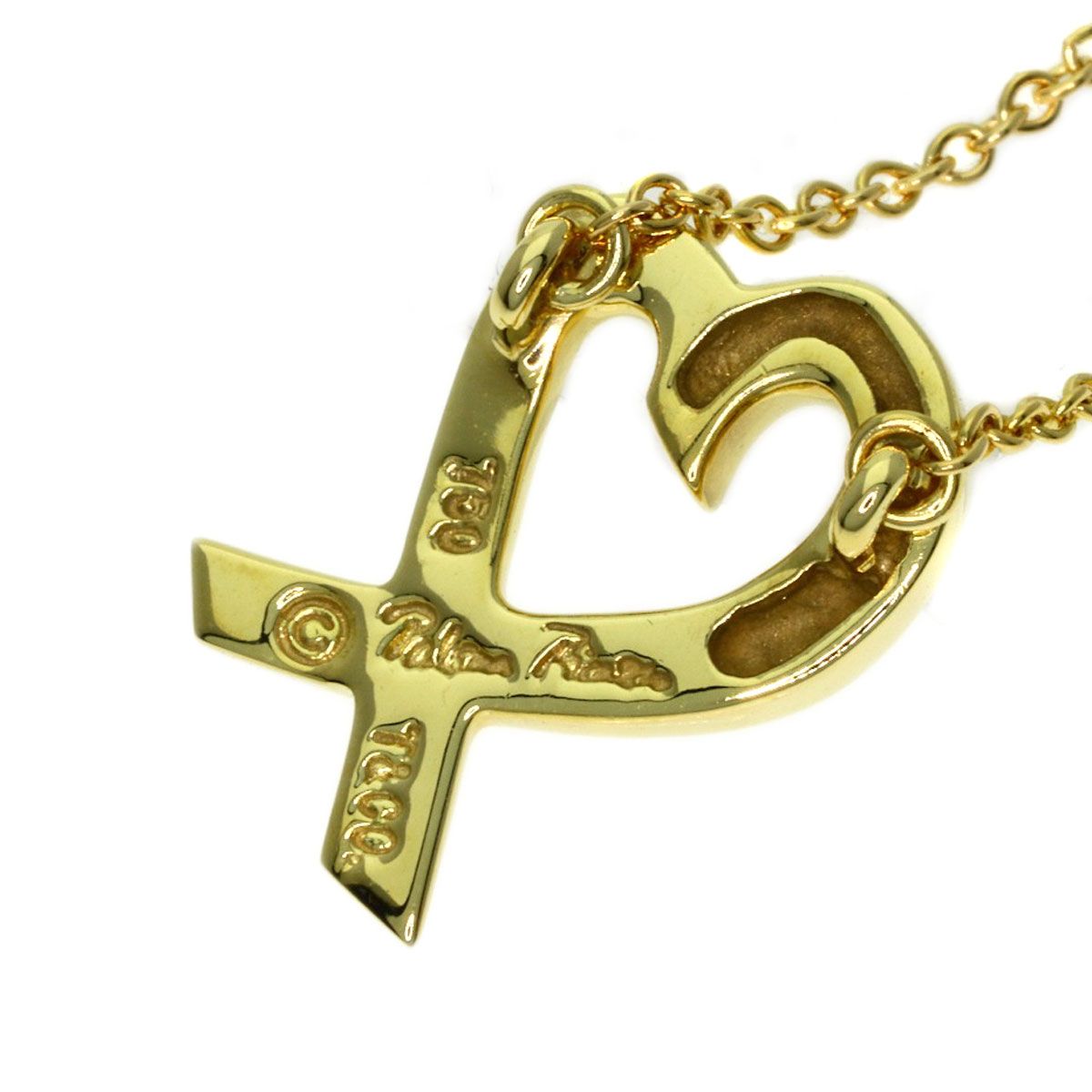 Tiffany & Co Loving Heart Necklace 18k Yellow Gold — view 5