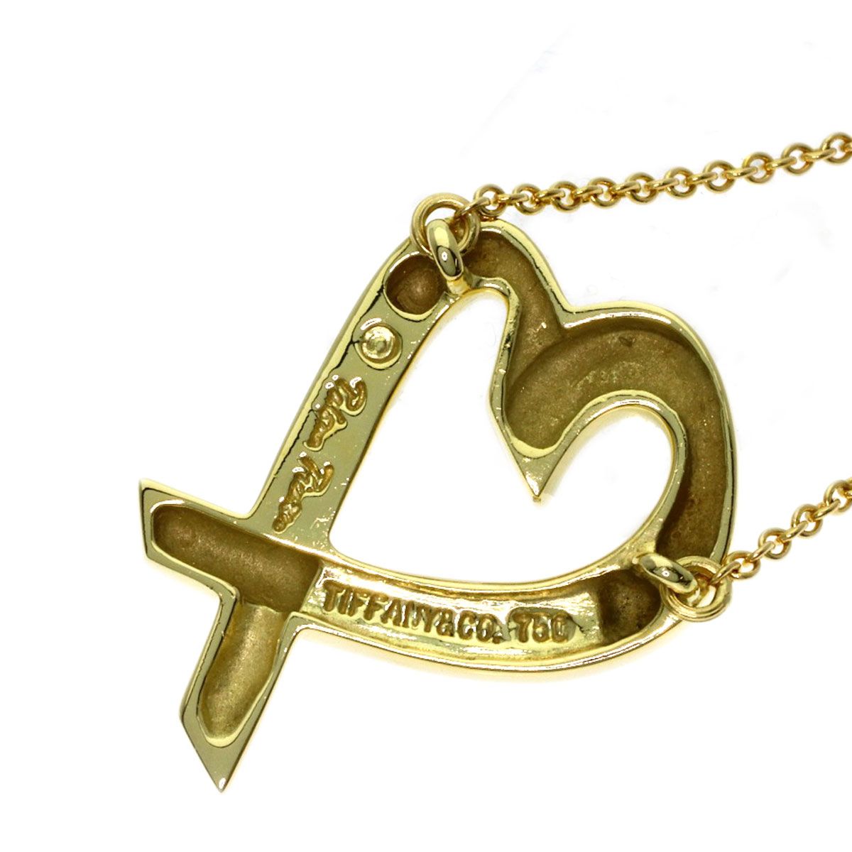 Tiffany & Co Loving Heart Necklace 18k Yellow Gold — view 5