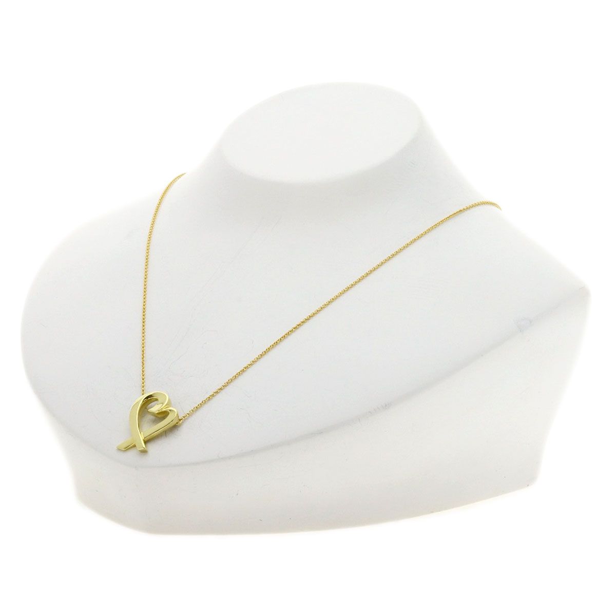 Tiffany & Co Loving Heart Necklace 18k Yellow Gold — view 4