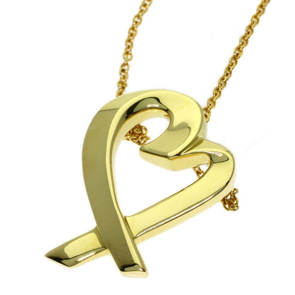 Tiffany & Co Loving Heart Necklace 18k Yellow Gold — view 6