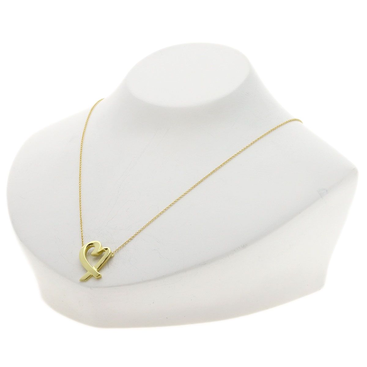 Tiffany & Co Loving Heart Necklace 18k Yellow Gold — view 4