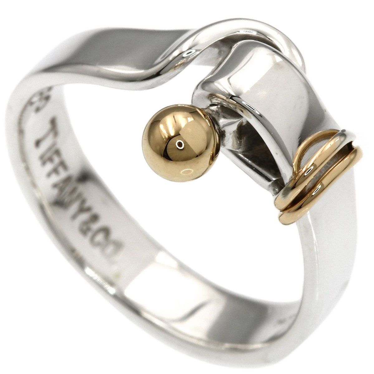 Tiffany & Co Hook Eye Ring 18k Yellow Gold
