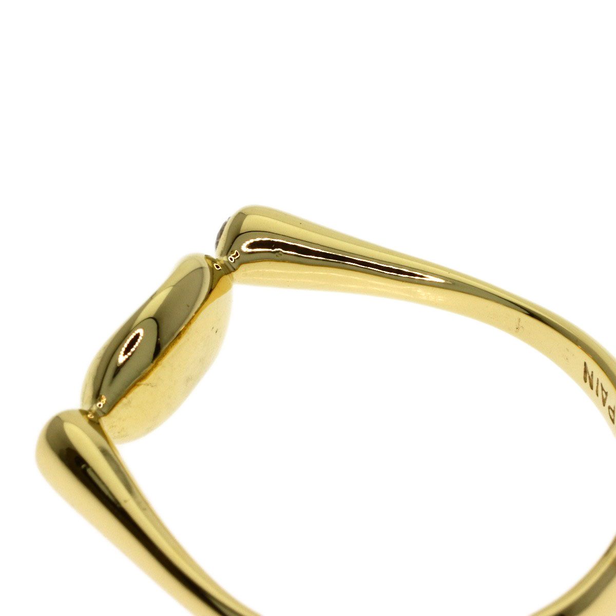 Tiffany & Co Bean Diamond Ring 18k Yellow Gold