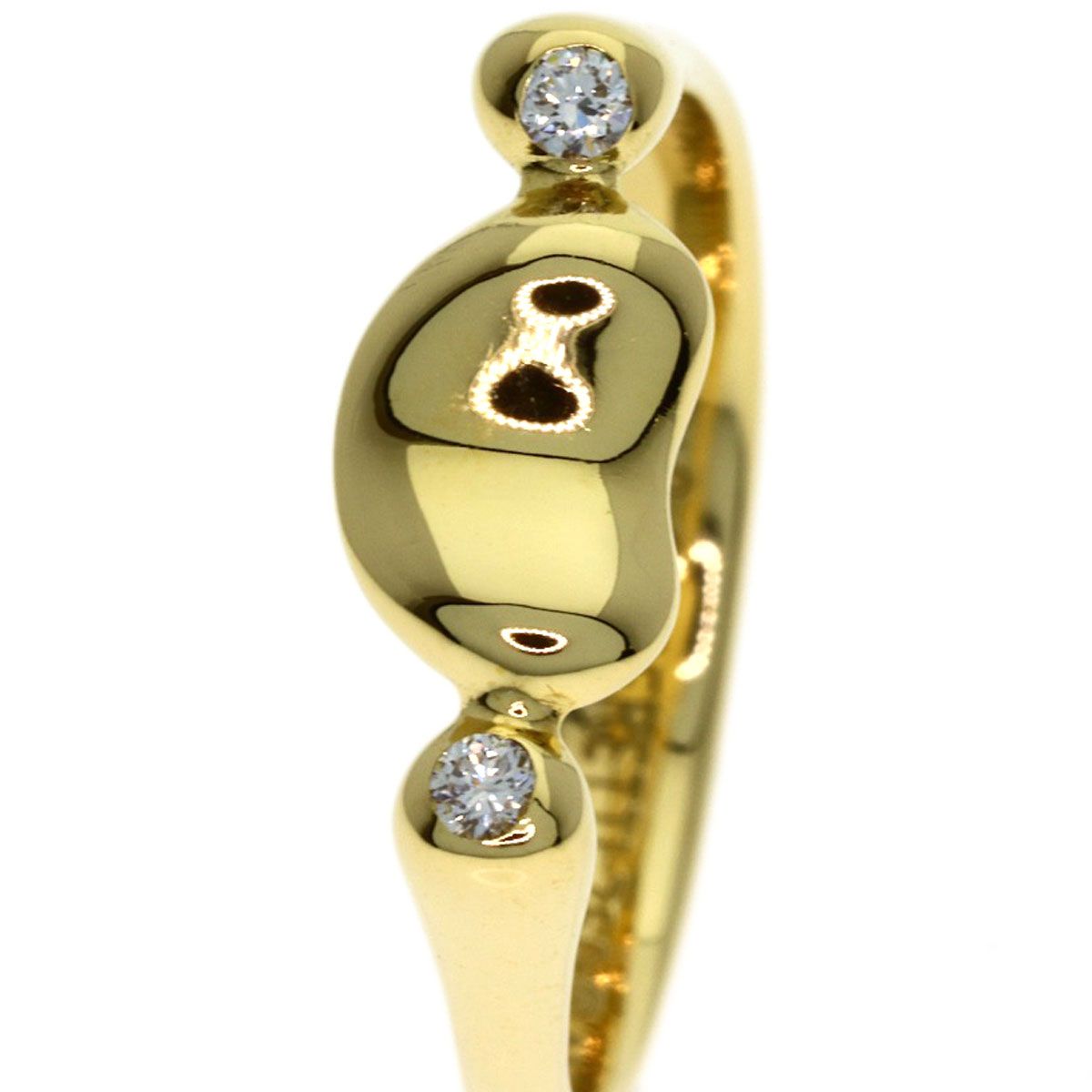 Tiffany & Co Bean Diamond Ring 18k Yellow Gold — view 7
