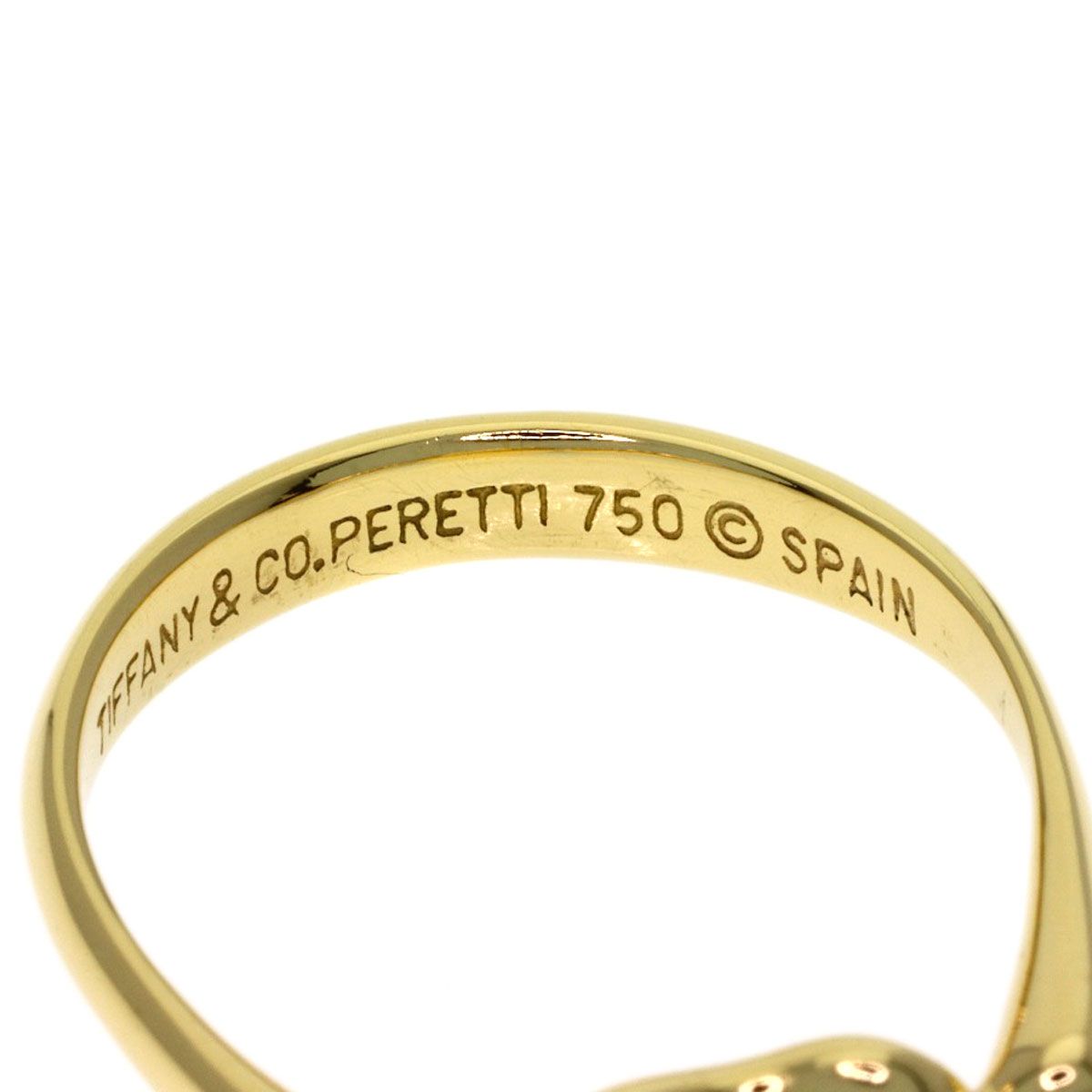 Tiffany & Co Bean Diamond Ring 18k Yellow Gold — view 5