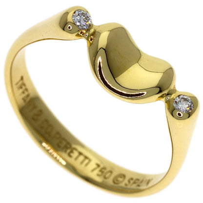 Tiffany & Co Bean Diamond Ring 18k Yellow Gold