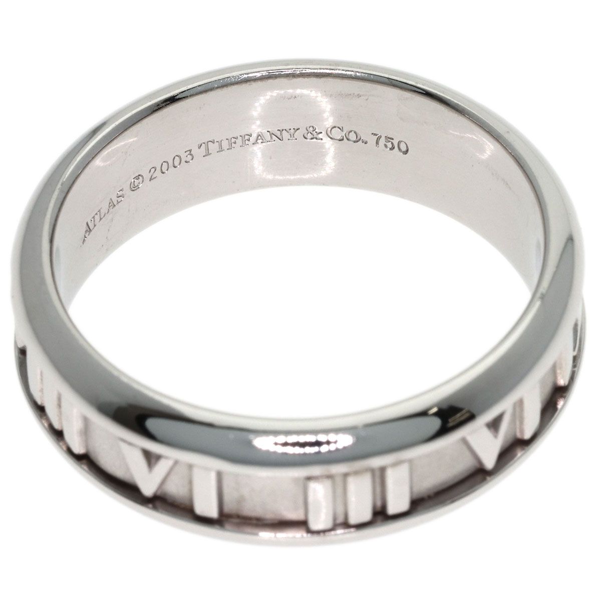Tiffany & Co Atlas Ring 18k White Gold — view 4
