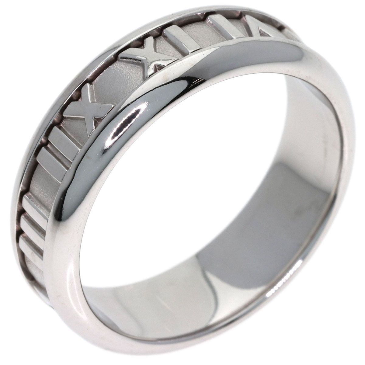 Tiffany & Co Atlas Ring 18k White Gold — view 2