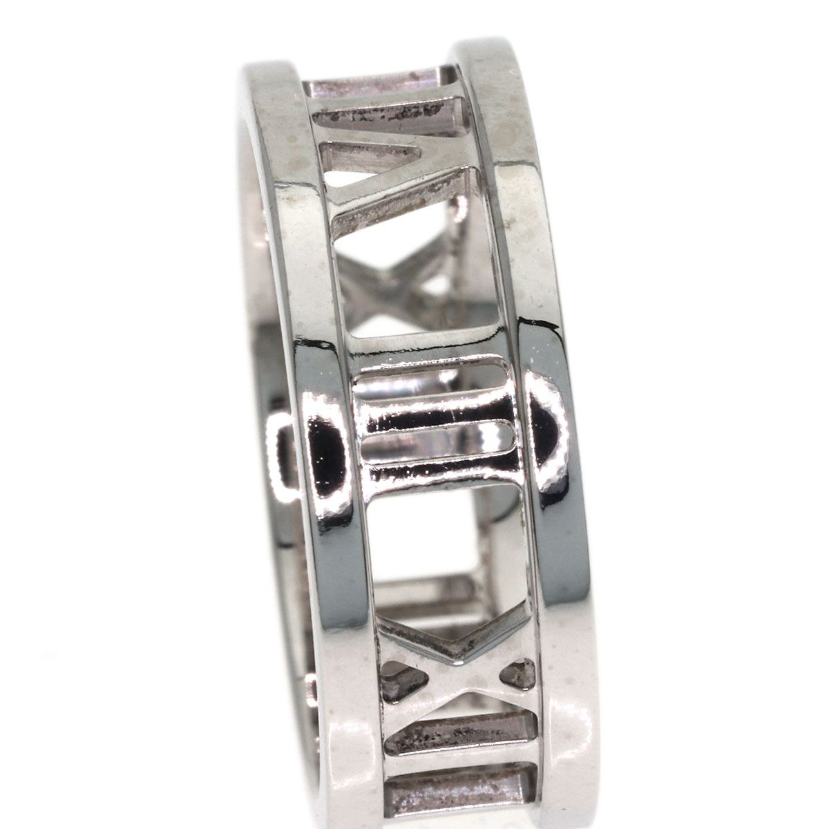 Tiffany & Co Open Atlas Ring 18k White Gold — view 9
