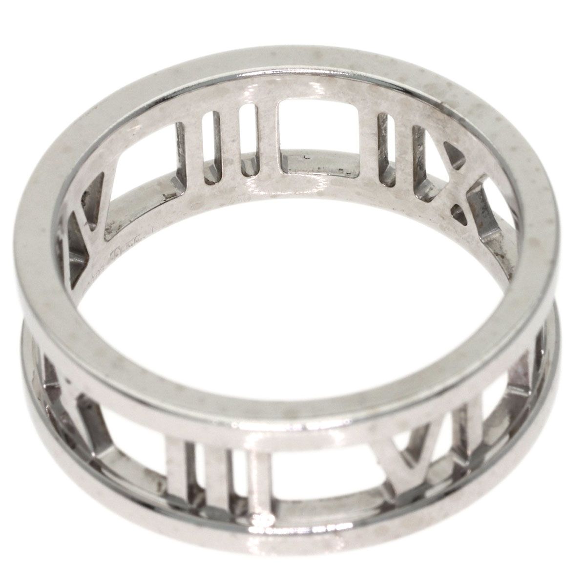 Tiffany & Co Open Atlas Ring 18k White Gold — view 4
