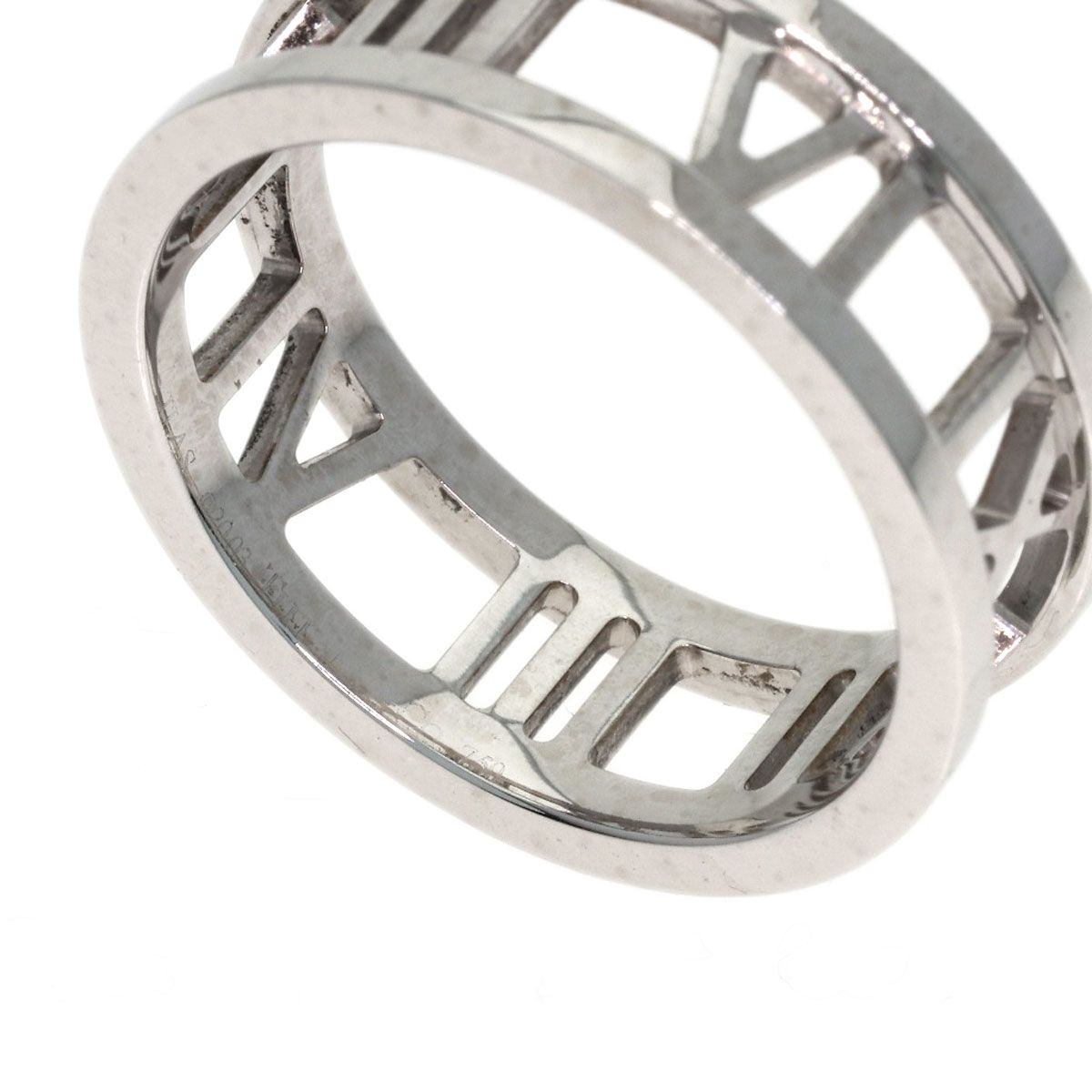 Tiffany & Co Open Atlas Ring 18k White Gold — view 6
