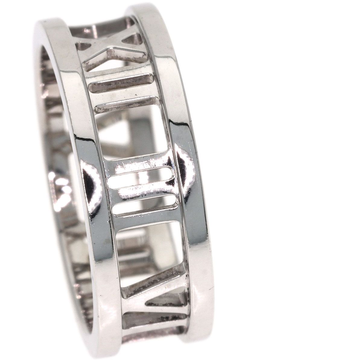 Tiffany & Co Open Atlas Ring 18k White Gold — view 7