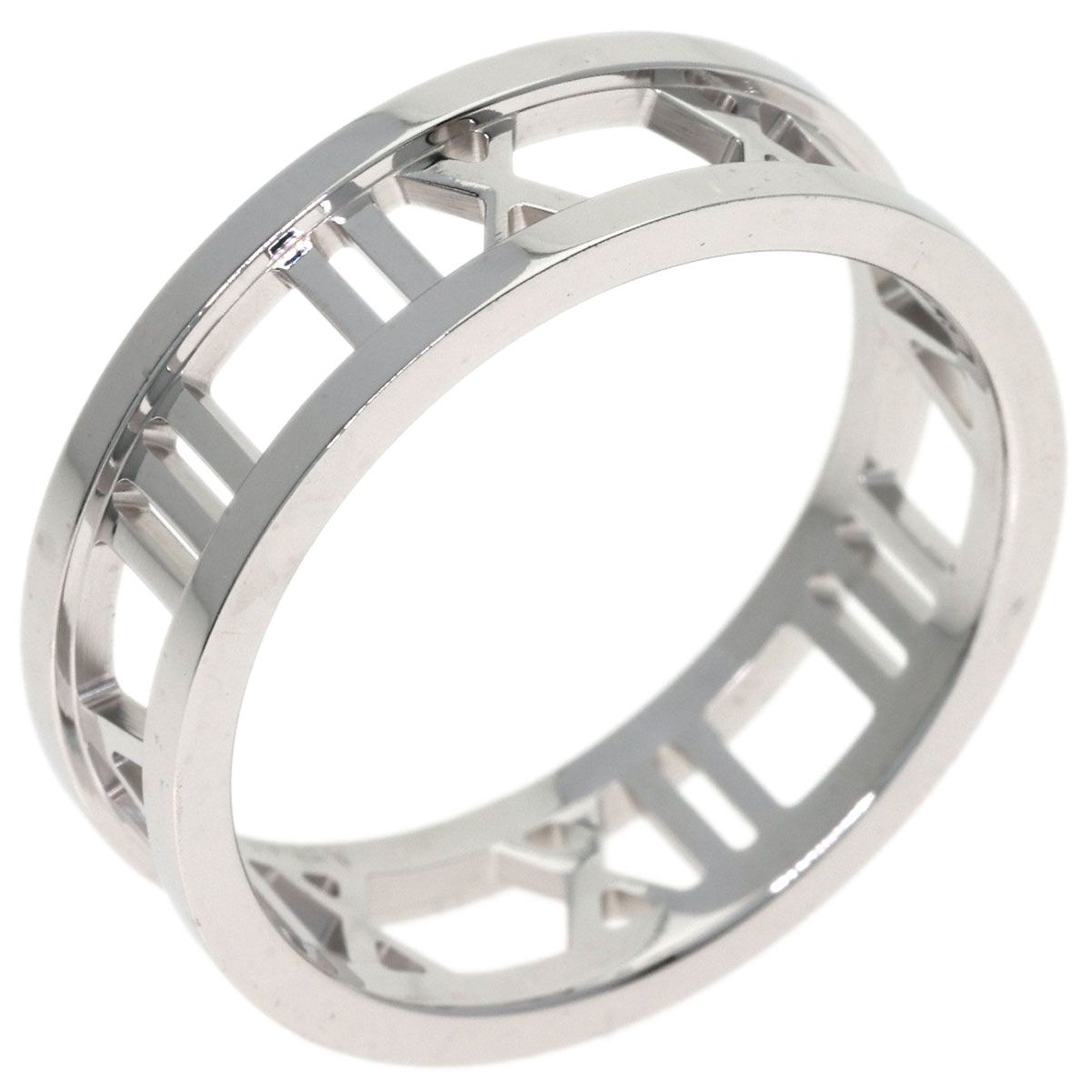 Tiffany & Co Open Atlas Ring 18k White Gold — view 2