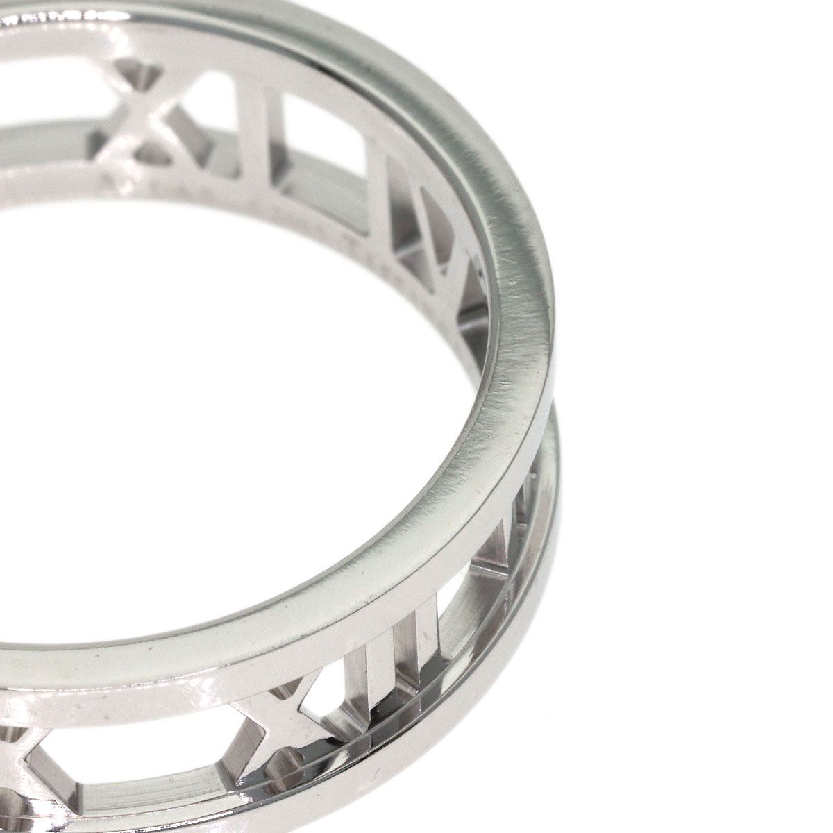 Tiffany & Co Open Atlas Ring 18k White Gold — view 8