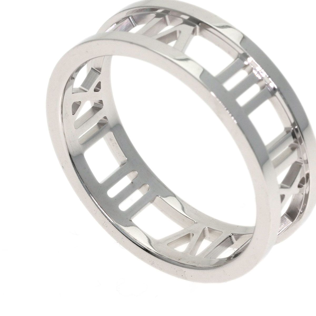 Tiffany & Co Open Atlas Ring 18k White Gold — view 7