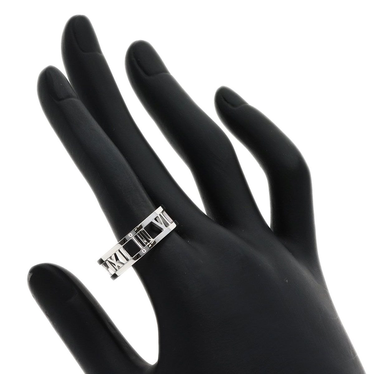 Tiffany & Co Open Atlas Ring 18k White Gold — view 5