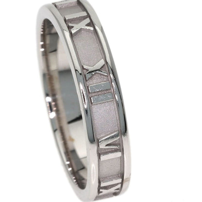Tiffany & Co Atlas Narrow Ring 18k White Gold — view 9