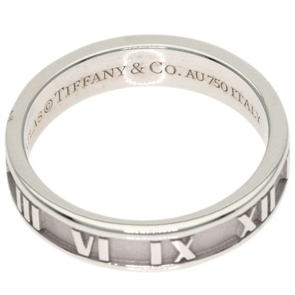 Tiffany & Co Atlas Narrow Ring 18k White Gold — view 4