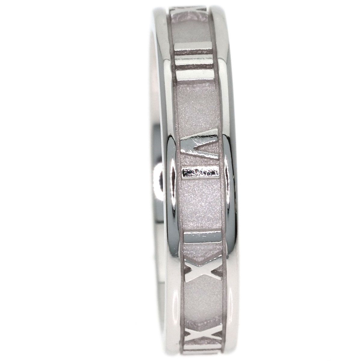 Tiffany & Co Atlas Narrow Ring 18k White Gold — view 6