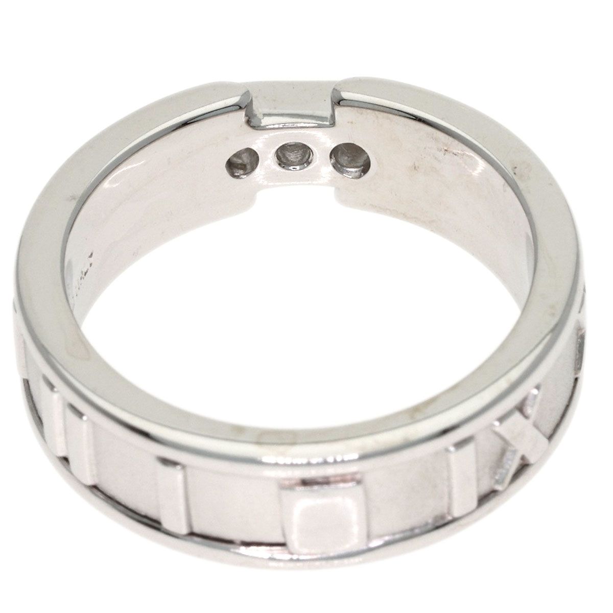 Tiffany & Co Atlas Diamond Ring 18k White Gold — view 4