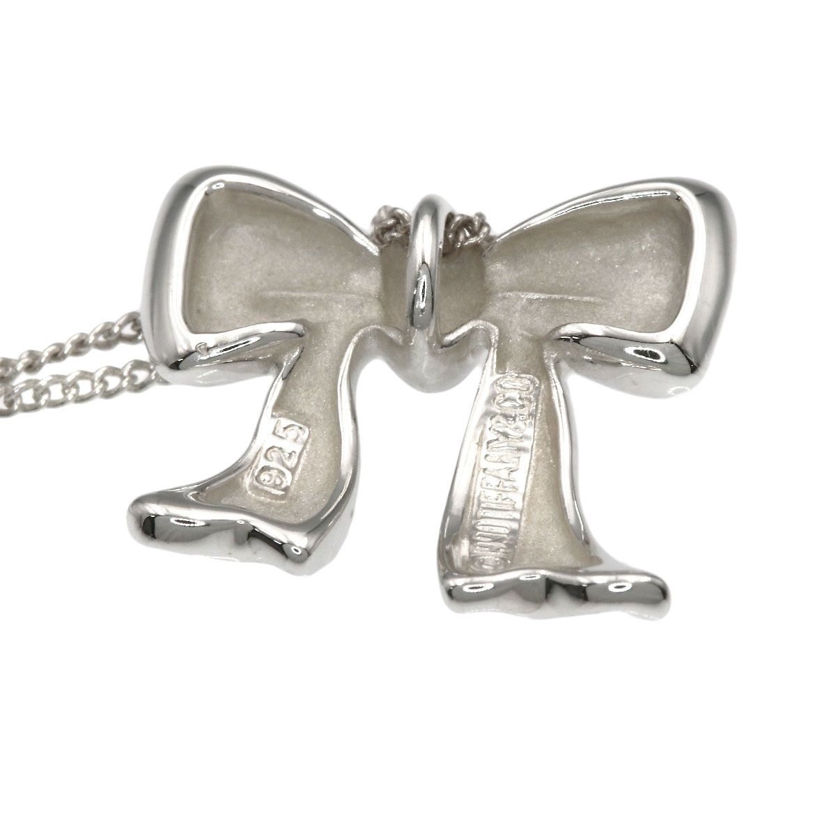 Tiffany & Co Ribbon Motif Necklace — view 4