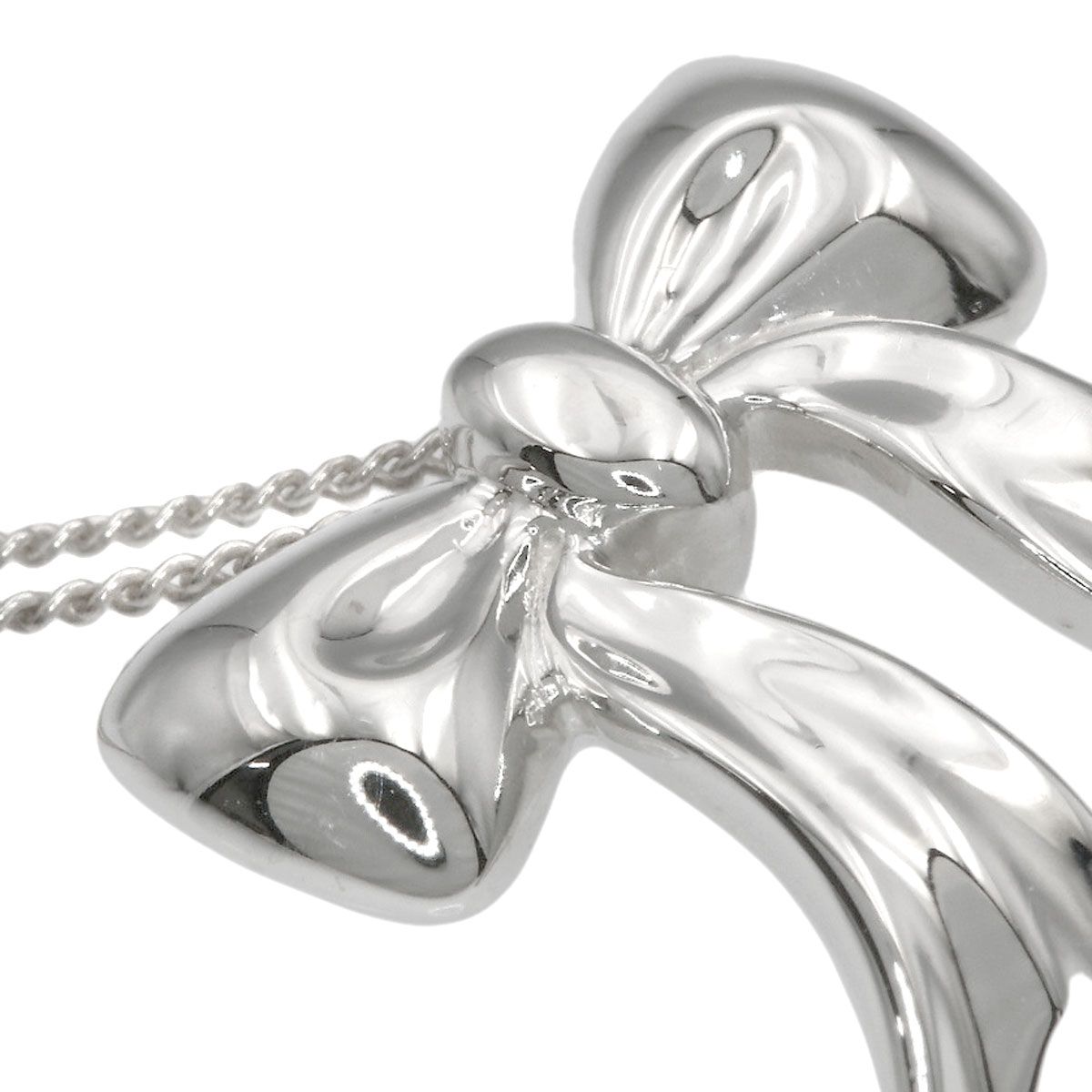 Tiffany & Co Ribbon Motif Necklace — view 6