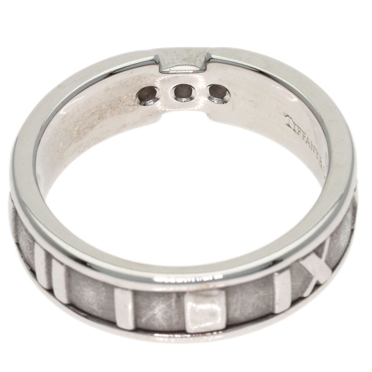 Tiffany & Co Atlas Diamond Ring 18k White Gold — view 4