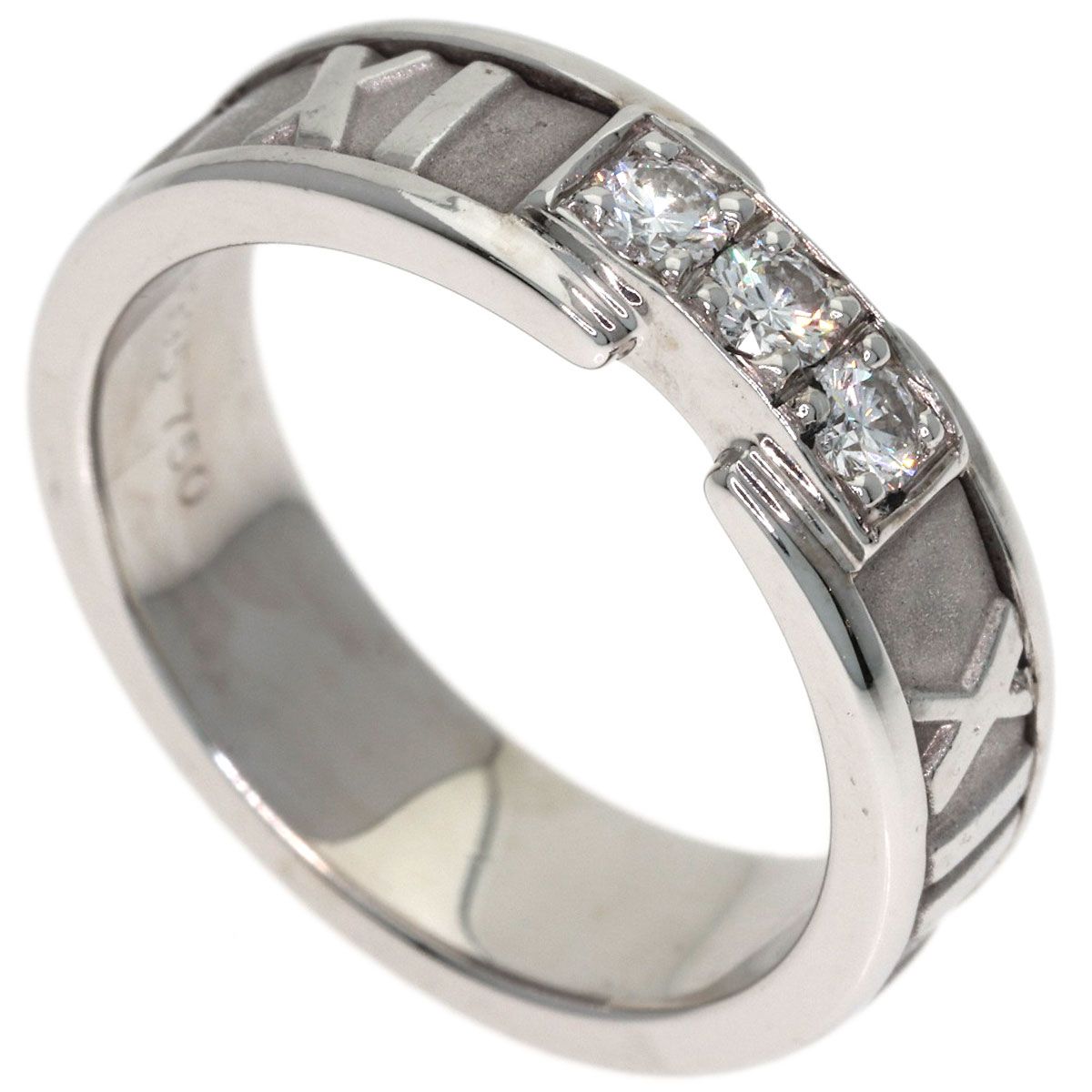 Tiffany & Co Atlas Diamond Ring 18k White Gold