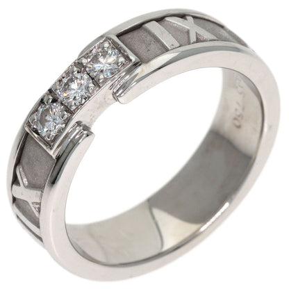 Tiffany & Co Atlas Diamond Ring 18k White Gold — view 2