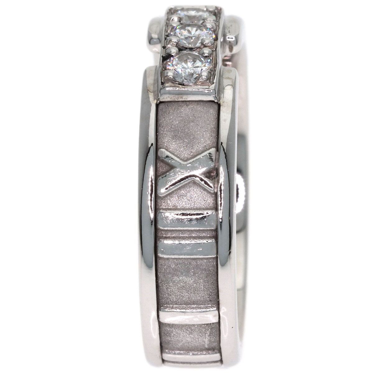 Tiffany & Co Atlas Diamond Ring 18k White Gold — view 3