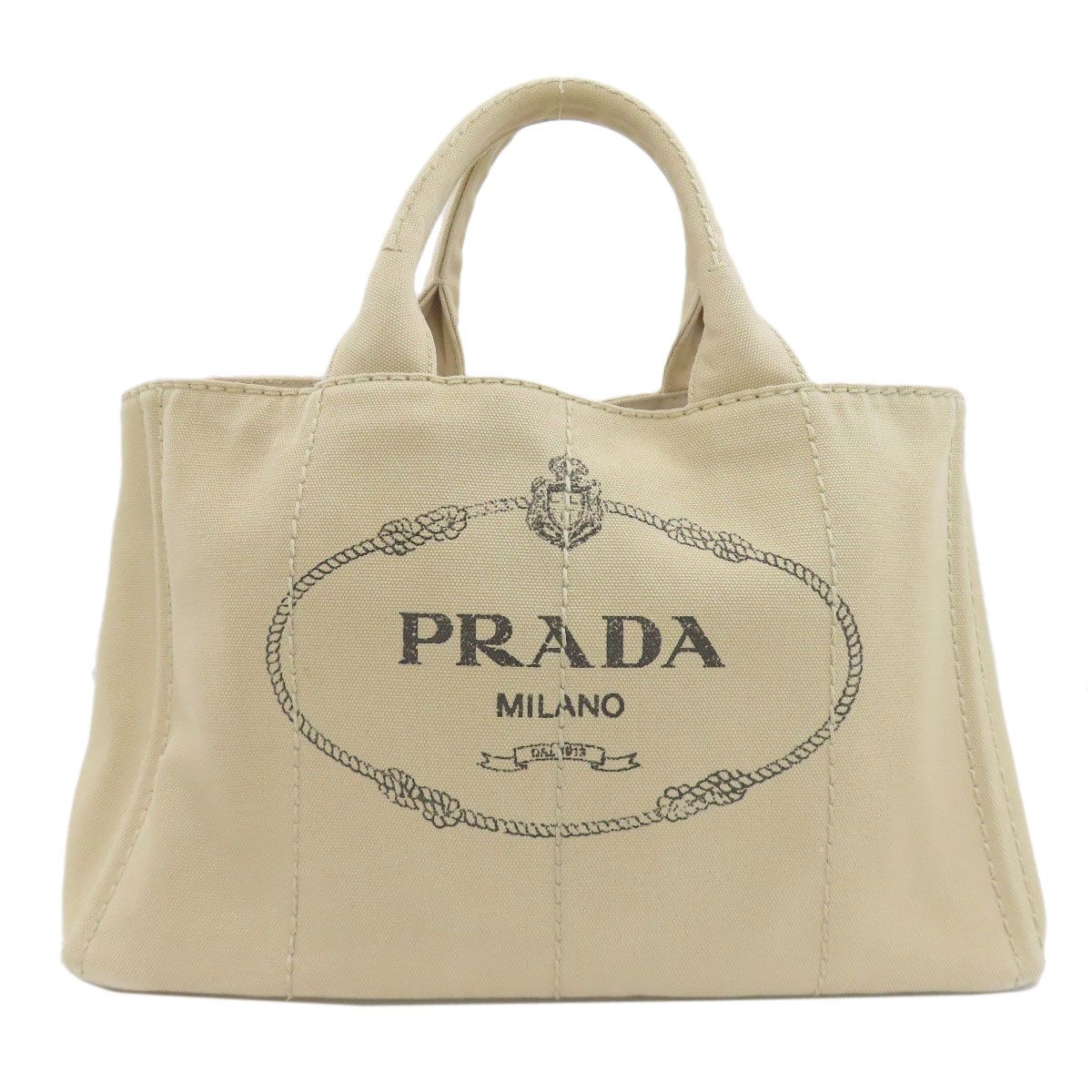 Prada Canapa Handbag Canvas