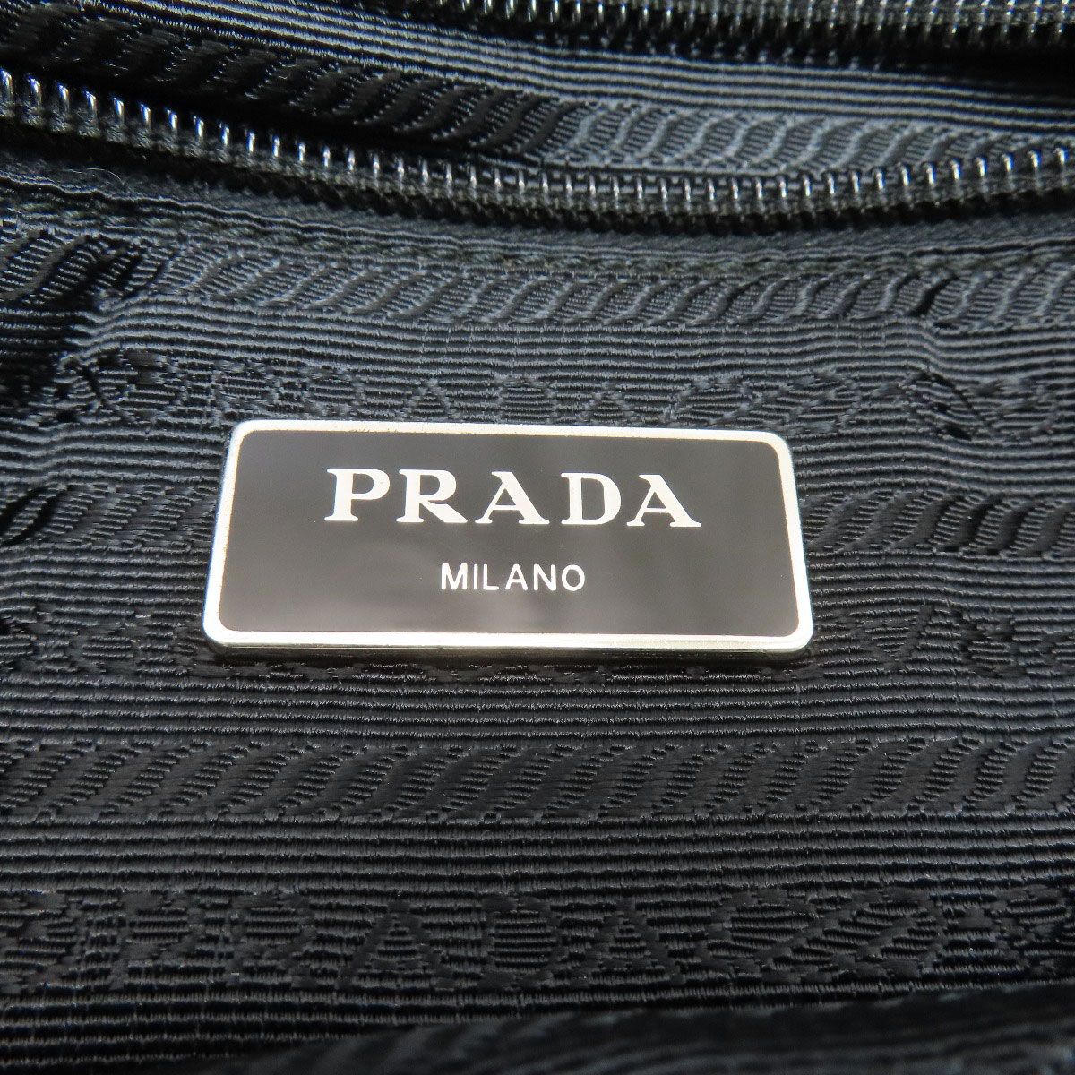 Prada Logo Shoulder Bag Nylon — view 6