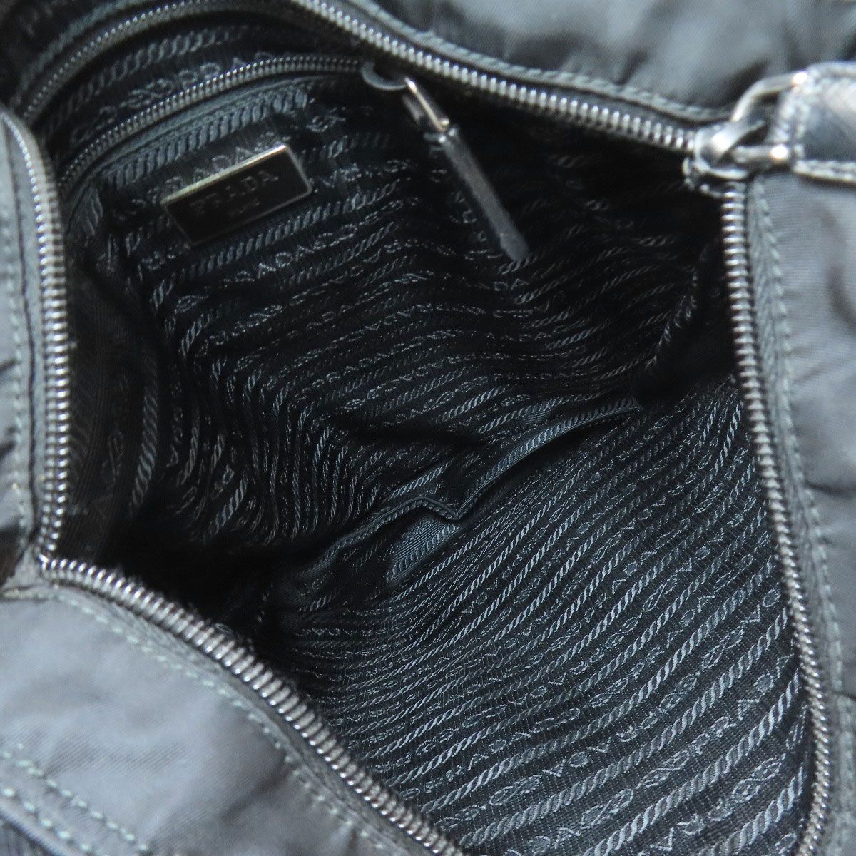 Prada Logo Shoulder Bag Nylon — view 5