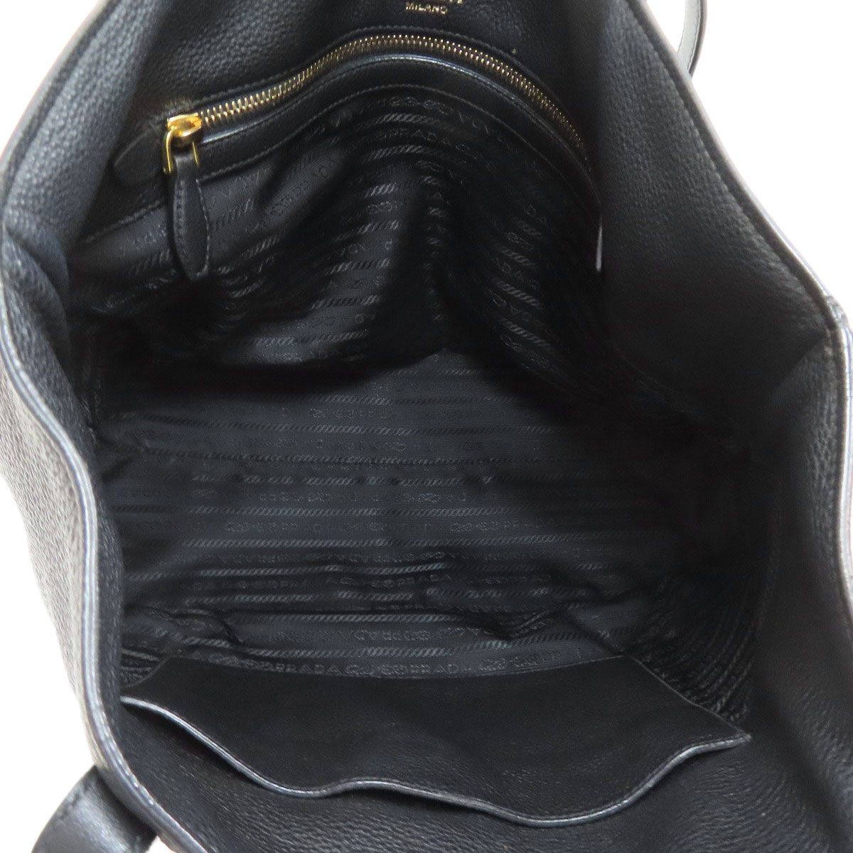 Prada Logo Tote Leather — view 5