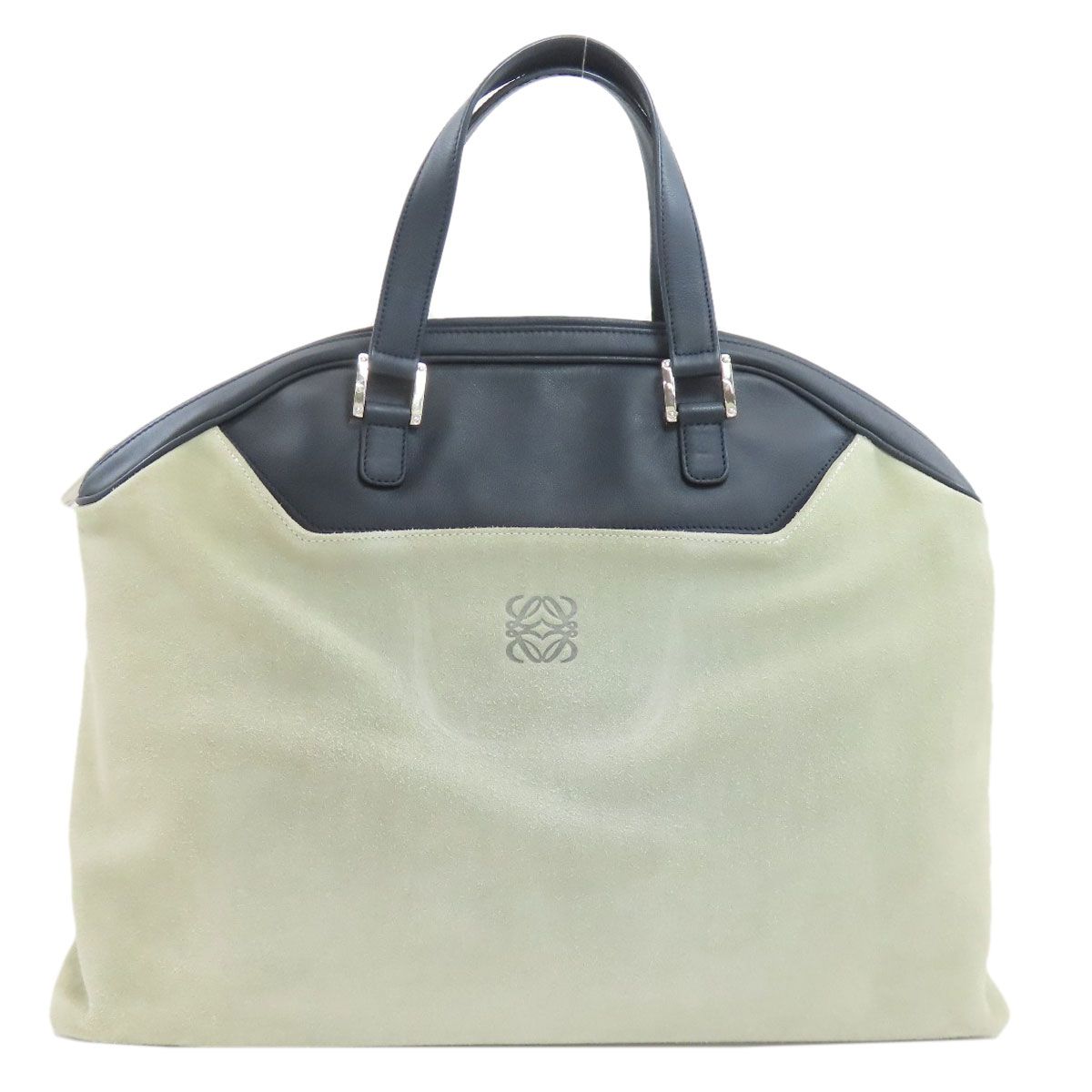 Loewe Anagram Tote Suede Leather