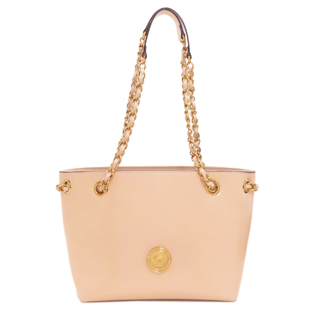 Versace Medusa Chain Shoulder Bag Leather