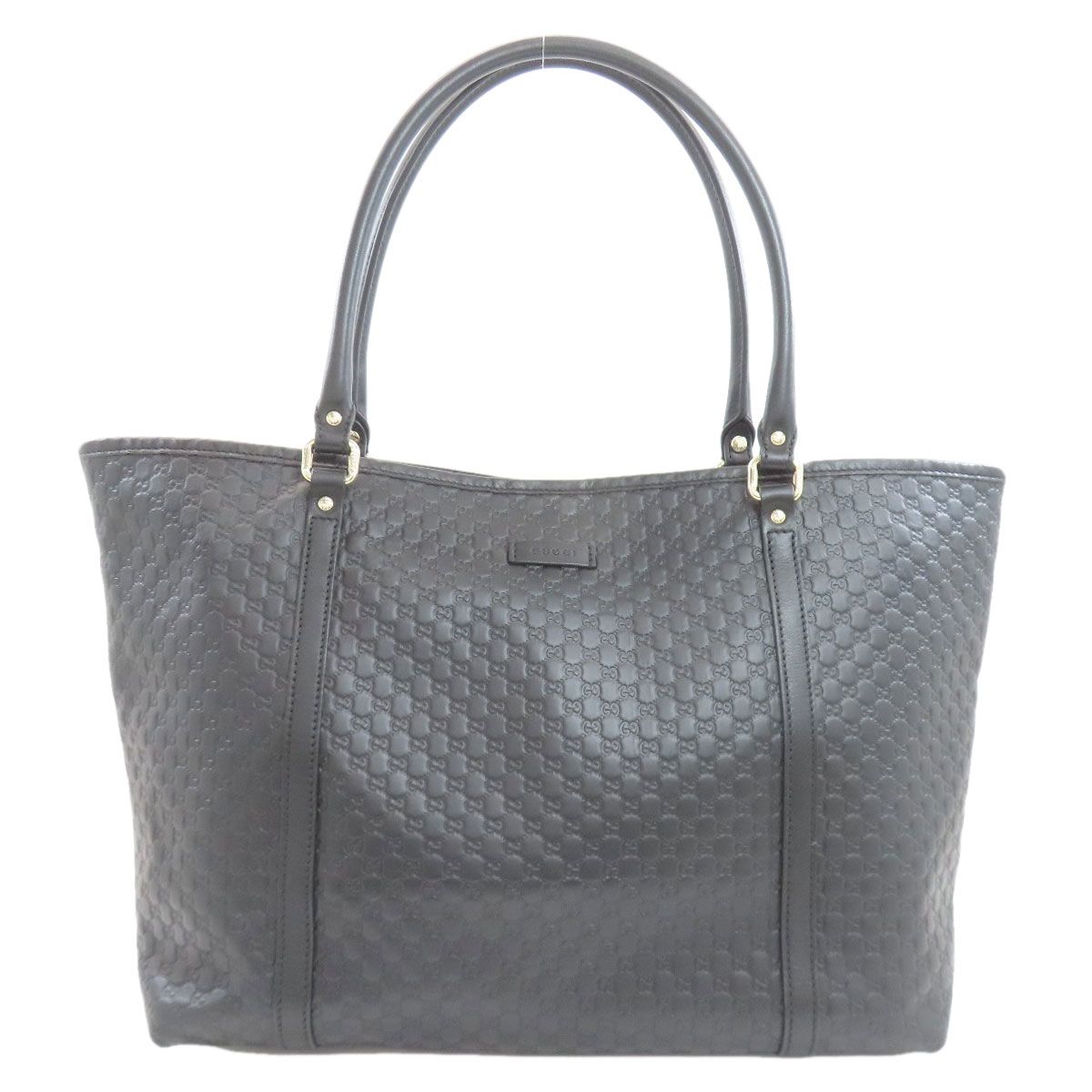 Gucci GG Signature Microshima Tote Calf