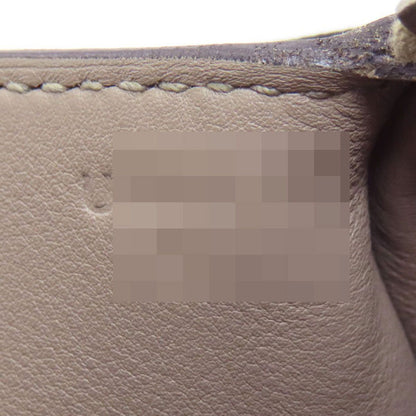 Hermes Lindy Mini Verso Maxi Quadrille Silver Handbag Taurillon — view 7