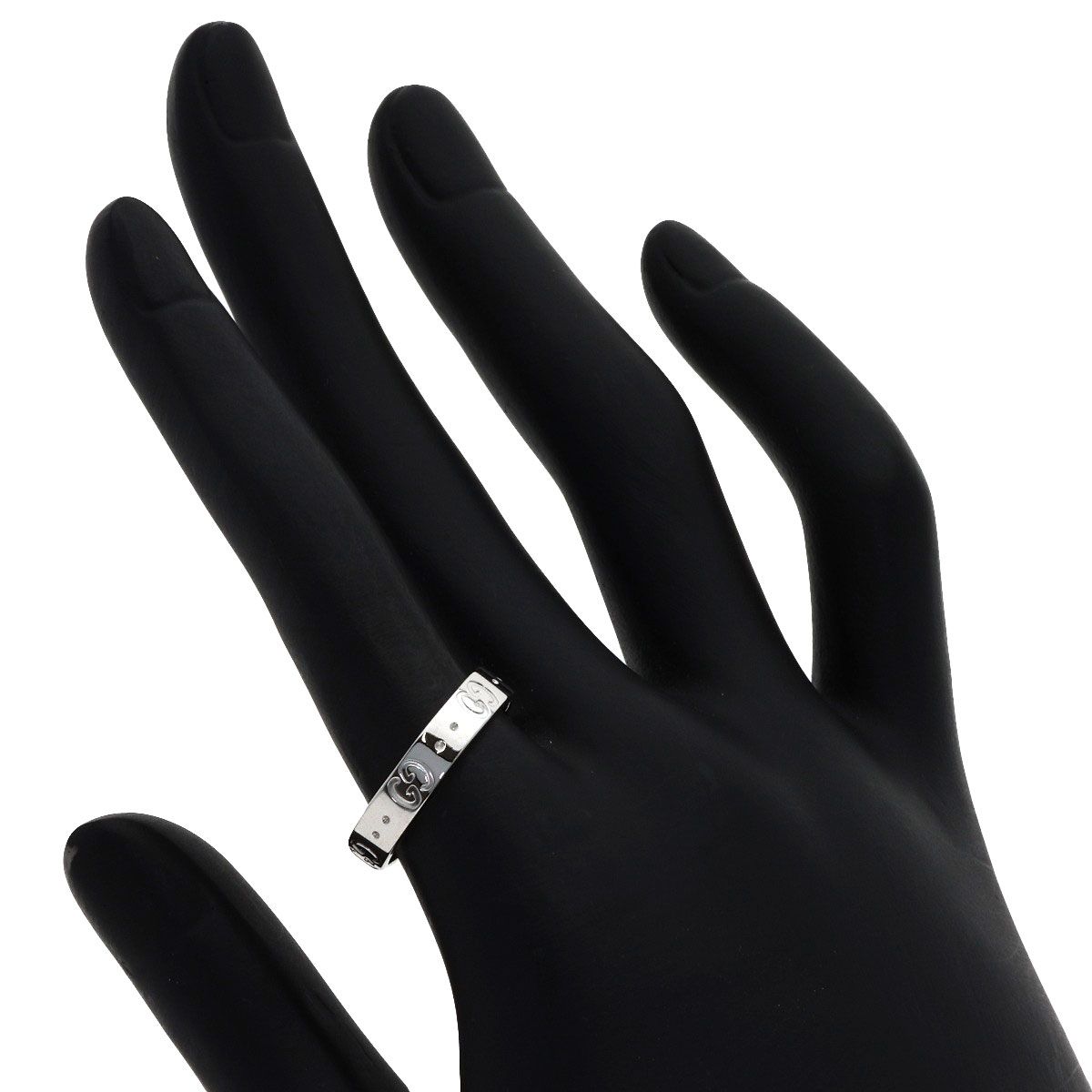 Gucci Icon Ring 18k White Gold — view 6
