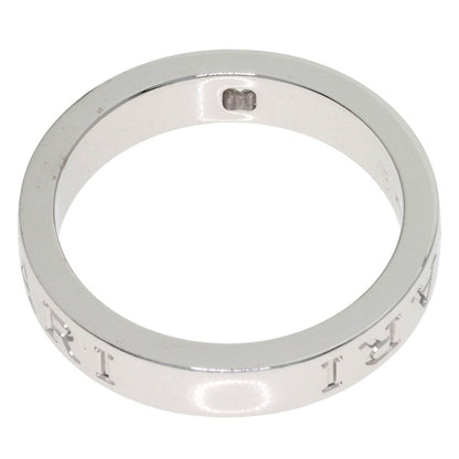 Bvlgari Double Logo Diamond Ring 18k White Gold — view 4