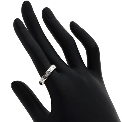 Bvlgari Double Logo Diamond Ring 18k White Gold — view 6