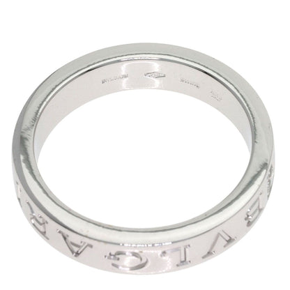 Bvlgari Double Logo Diamond Ring 18k White Gold — view 5