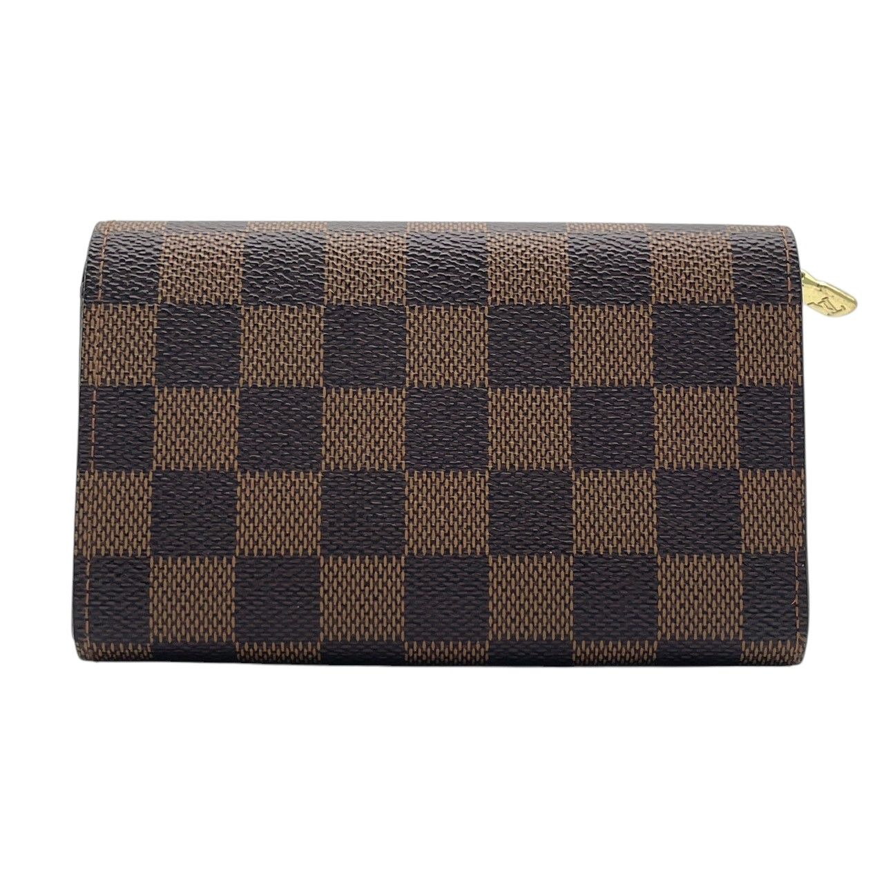 Louis Vuitton Bifold Wallet Porte-Monnaie Billets Tresor Damier Ebene L-shaped — view 3