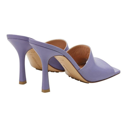 Bottega Veneta Stretch Sandals Mules High 37 Purple Leather — view 2